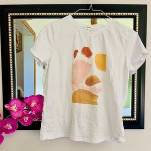 Colorful white tee